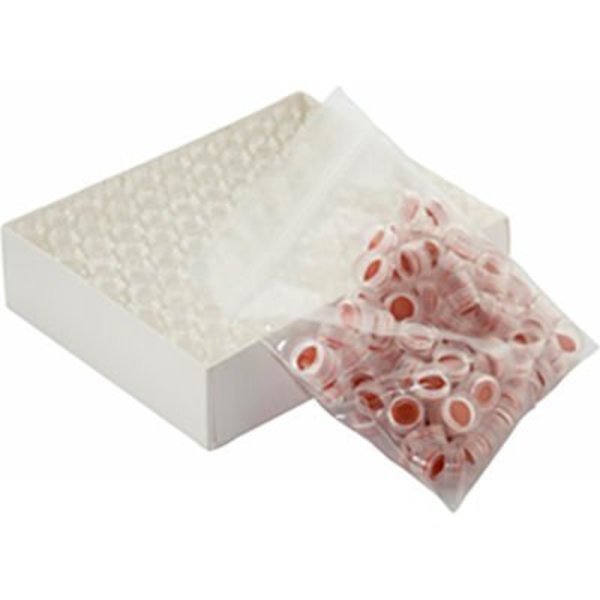 Wheaton® Clear ABC Vials, 12X32, Natural, PTFE /Silicone Cap, Case of 100, Cp Lab Safety., Mfr#: W225151-02